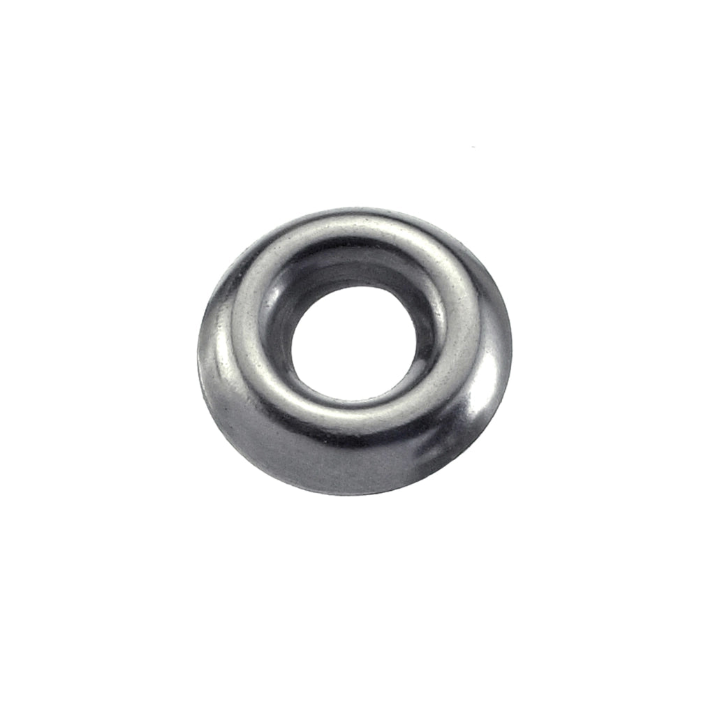 Orli sottovite Inox Ã˜ 16 x 6 mm. - 30 pz.