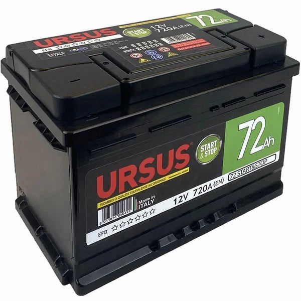 BATTERIA AUTO START-STOP  72AH - LUBEX