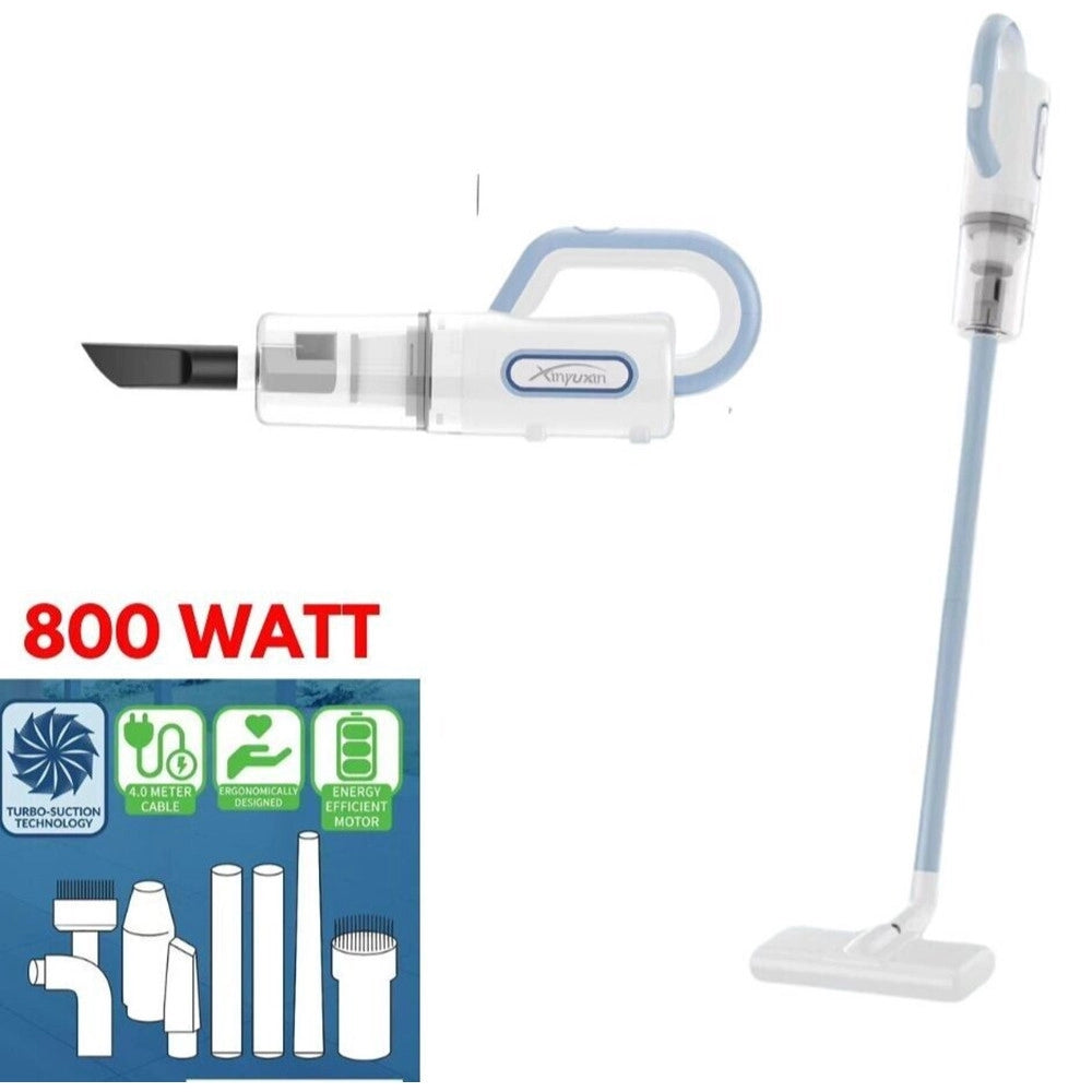 Trade Shop - Aspirapolvere A Cavo Scopa Elettrica Senza Sacco Impugnatura Ergonomica 800w Per Pavimenti -