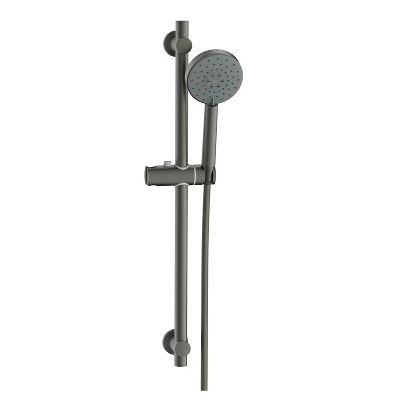 Saliscendi doccia 3 getti flex 150 cm PVC rinforzato gun gray - serie Kyoto