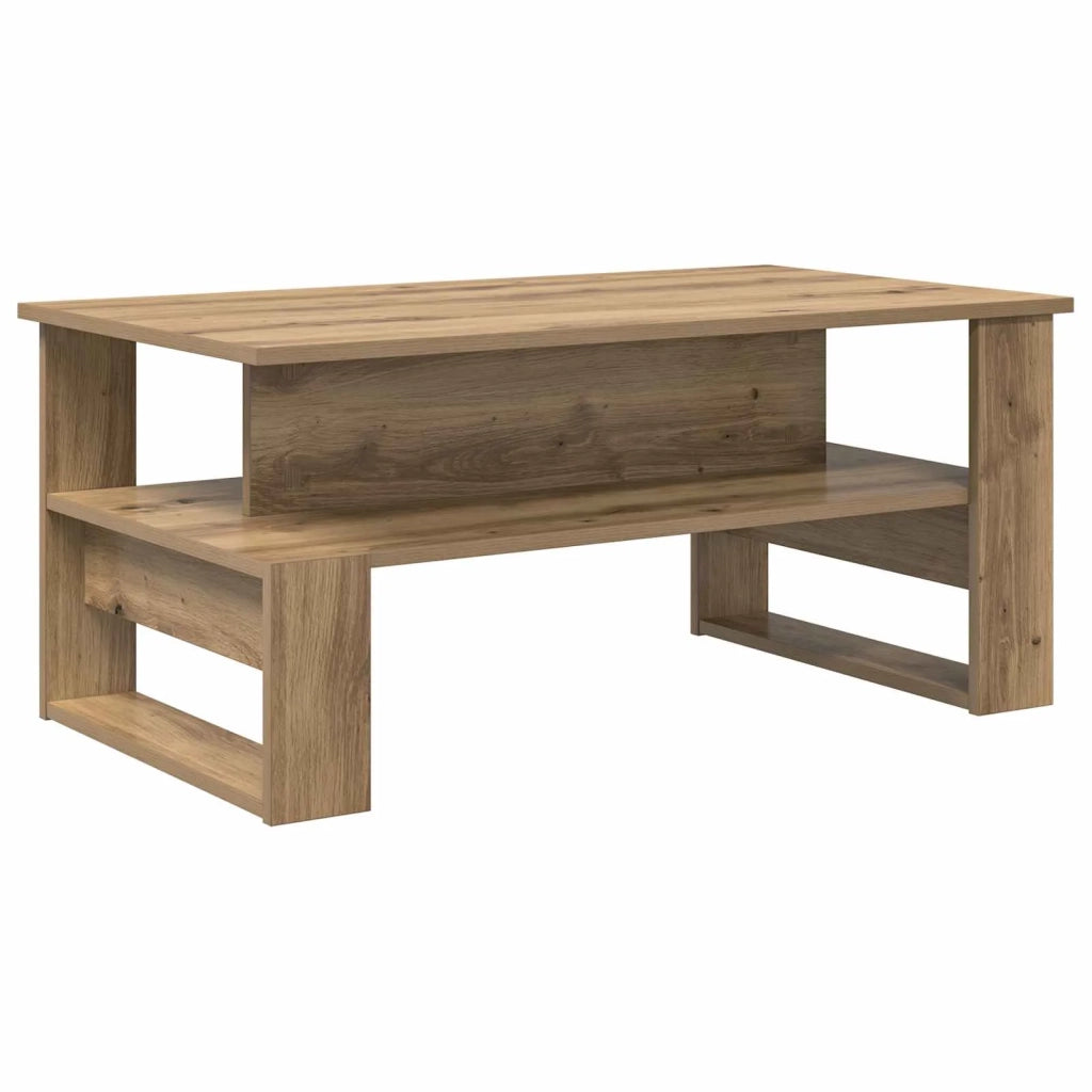 Tavolino da salotto Rovere artigianale 90 x 50 x 40 cm