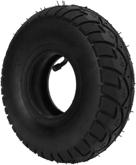 Pneumatico interno 10 pollici - Pneumatico 4.10/3.50-4 - Gomma butilico - Assorbimento shock - Esperienza di guida comoda - Sostituzione per tagliererappe/ carrelli - Pneumatico interno