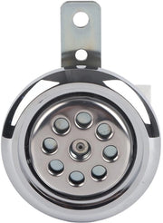 Clacson a Motor 105 dB - Impermeabile - Coperchio a Viti Ronzio Crome - Montaggio Universale - Design Leggero - Materiale Duraturo