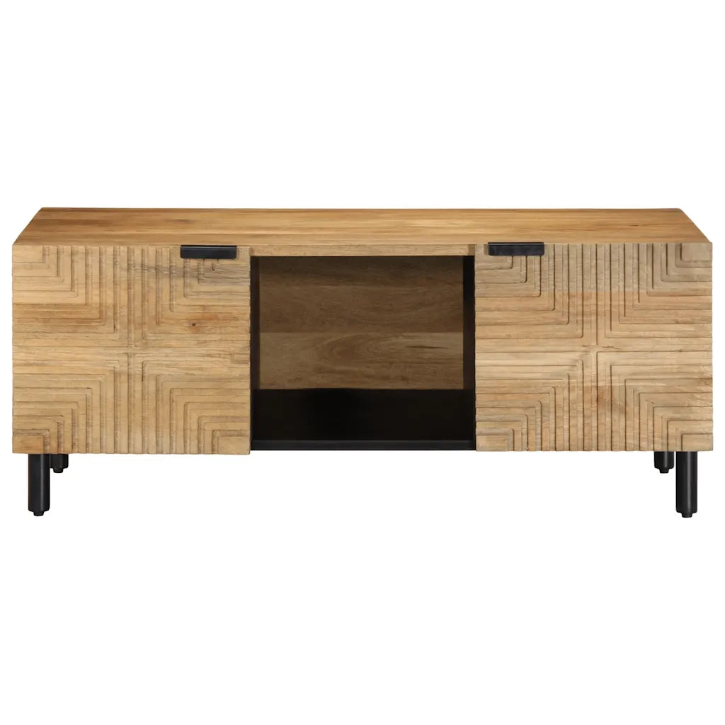 Tavolino da Salotto Marrone 100x54x40cm Legno Massello di Mango 4017732