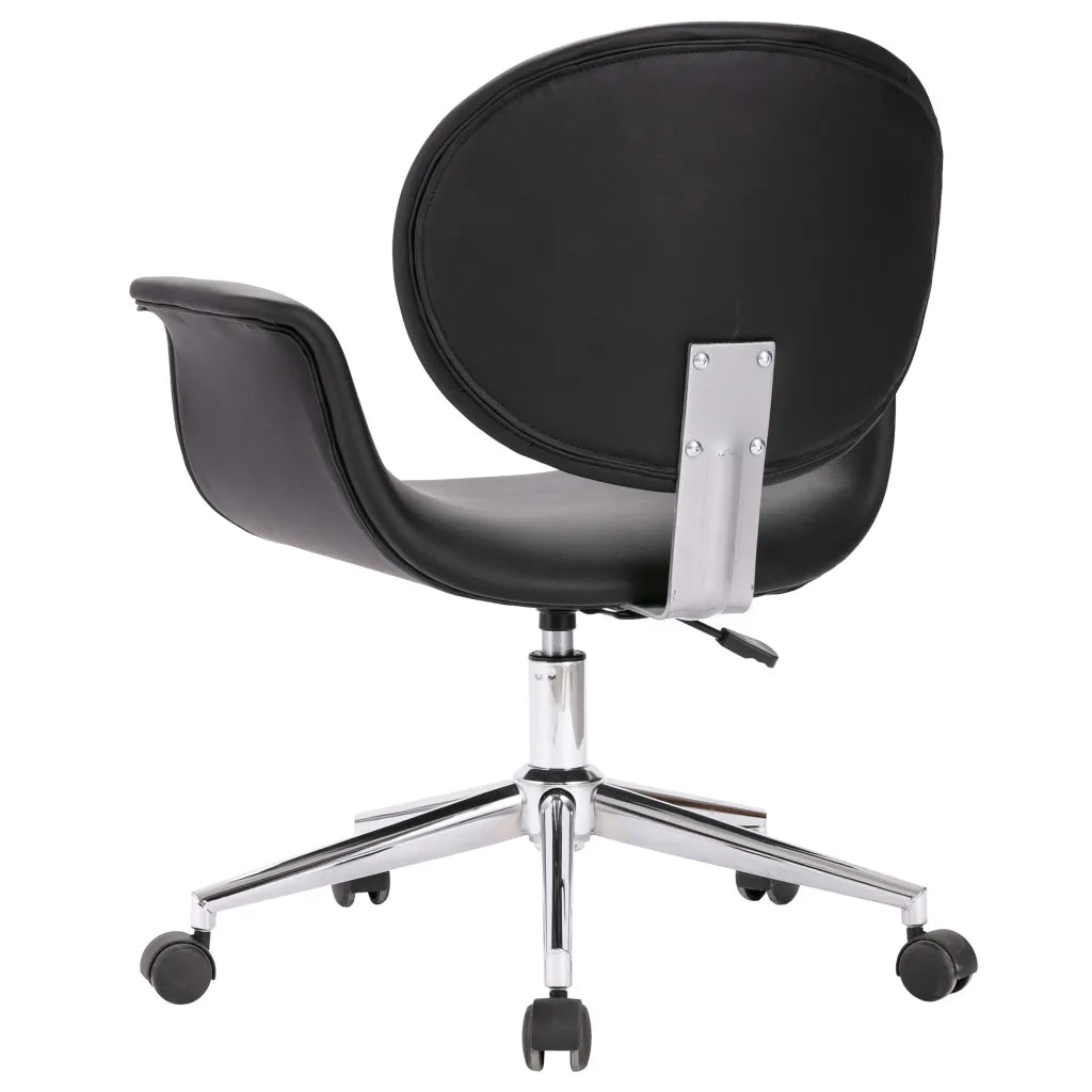 Sedie da Pranzo Girevoli 2 pz Nere in Similpelle cod mxl 31518