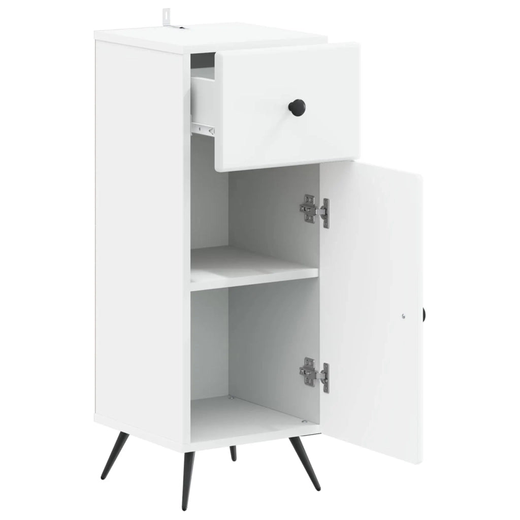 Mobiletto da Bagno BREDA Bianco 30 x 31 x 80 cm 897485