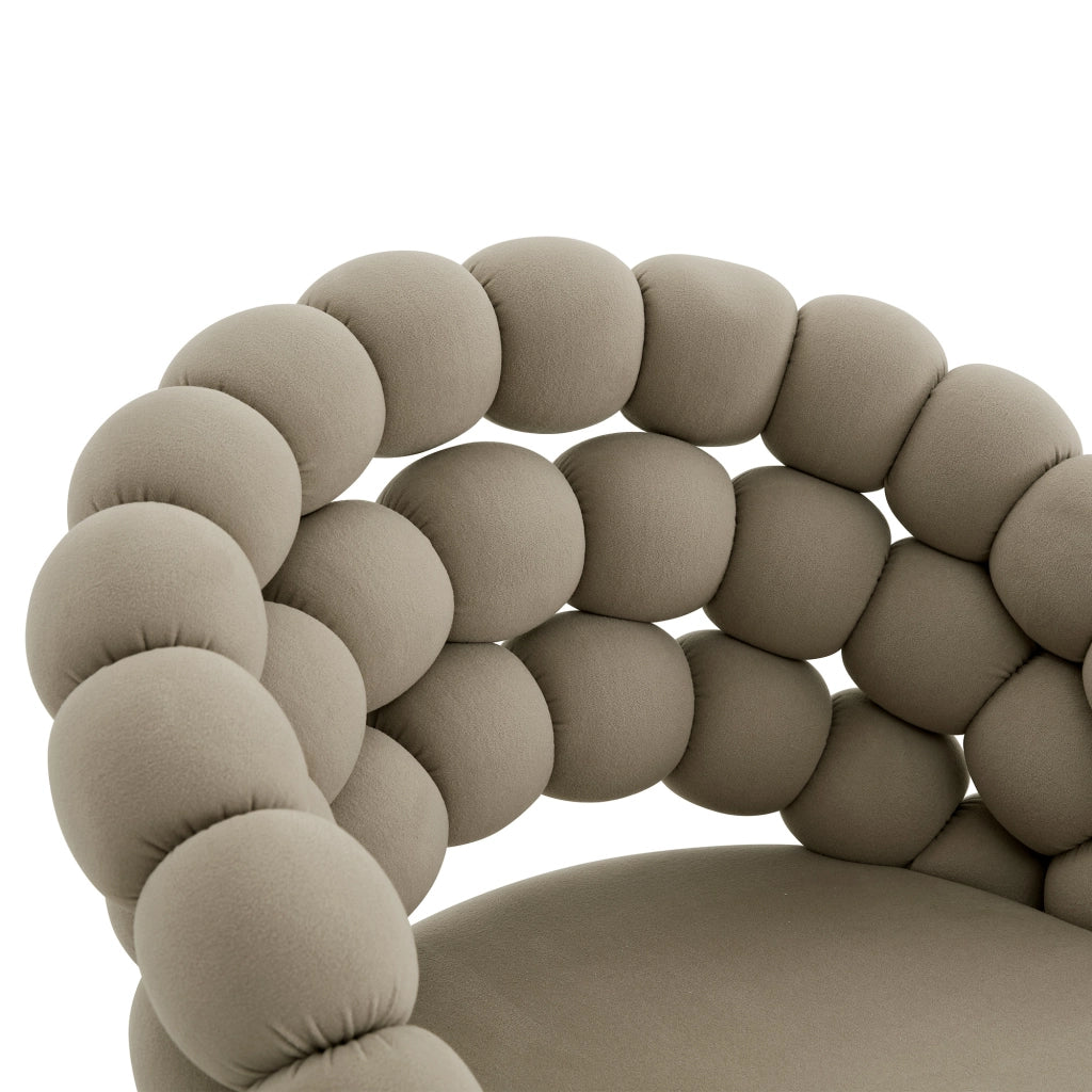 Sgabelli da Bar Set 2 Pezzi ¨C MINIMAL ¨C Velluto Grigio, Schienale, Struttura Regolabile Dorata