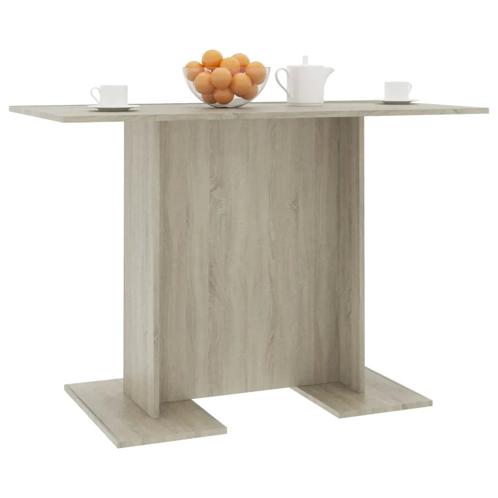 Tavolo da Pranzo | Tavolo da cucina Rovere Sonoma 110x60x75cm in Legno Multistrato