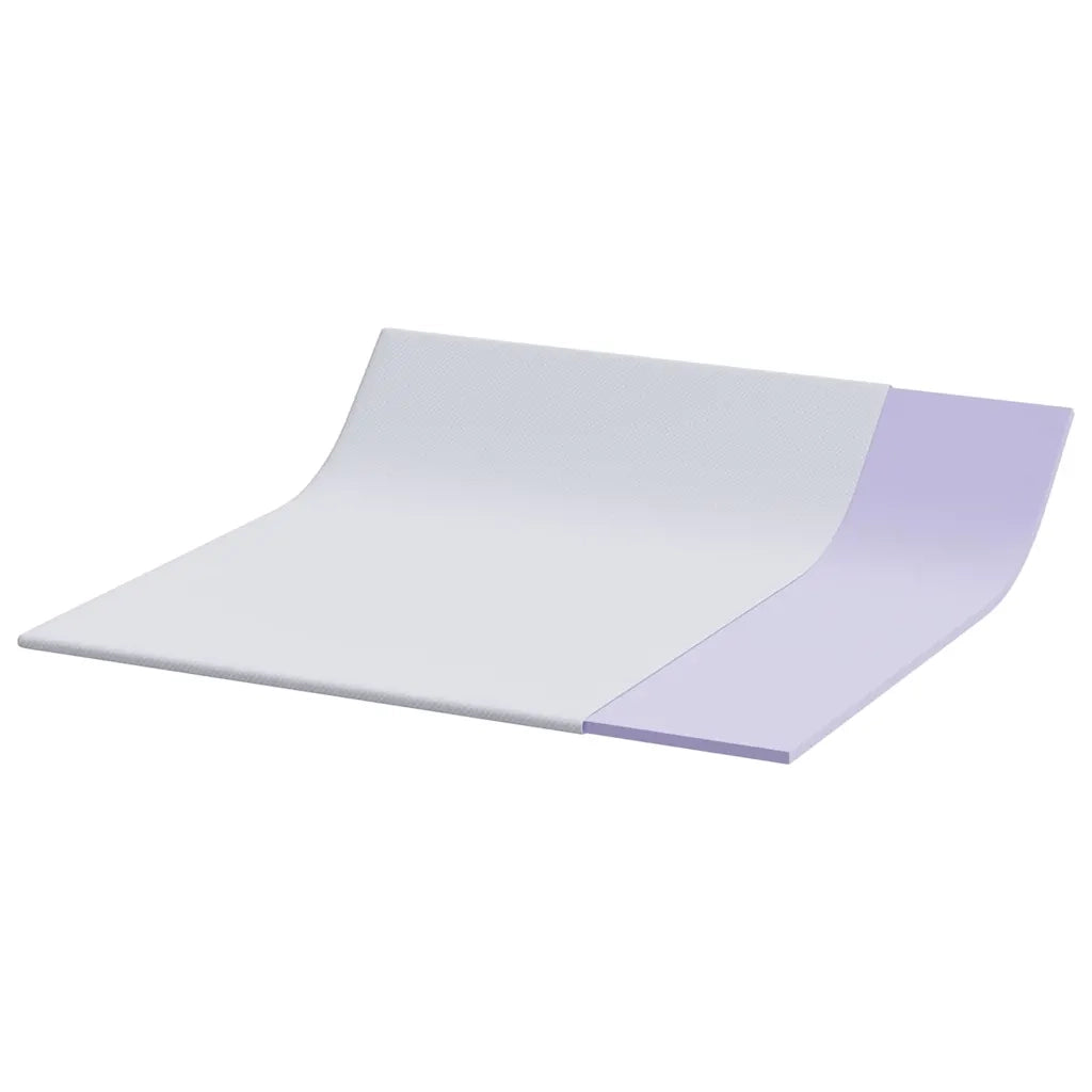 Topper per materasso Bianco 200 x 200 cm Tessuto Jacquard CFW3303654