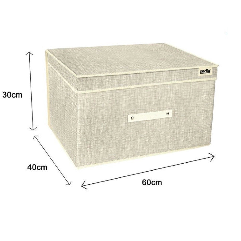 Trade Shop - Scatola Box Salvaspazio Portatutto Contenitore Organizer 60 X 40 X 30 Cm 69696 -
