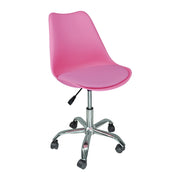 Sedia da ufficio girevole, sedia da scrivania fucsia con rotelle mod. SALLY - SU29SAPM