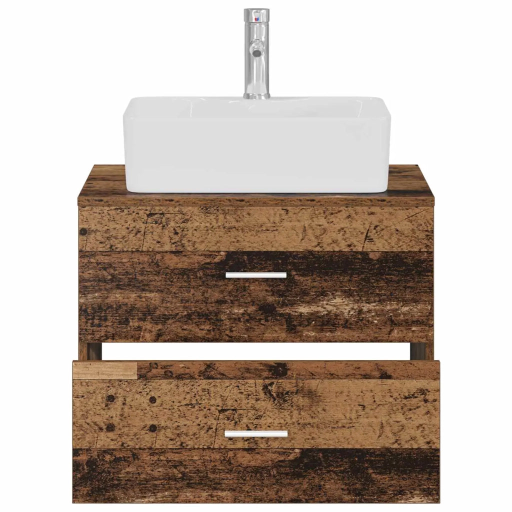 Set di mobili per il bagno Legno antico Legno ingegnerizzato 3404388