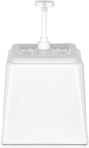 Dispensatore di salsiccia, capacità: 2,5 L, dosaggio: 20 ml, contenitore in ABS, in polipropilene, 230x210x(H)250mm, bianco