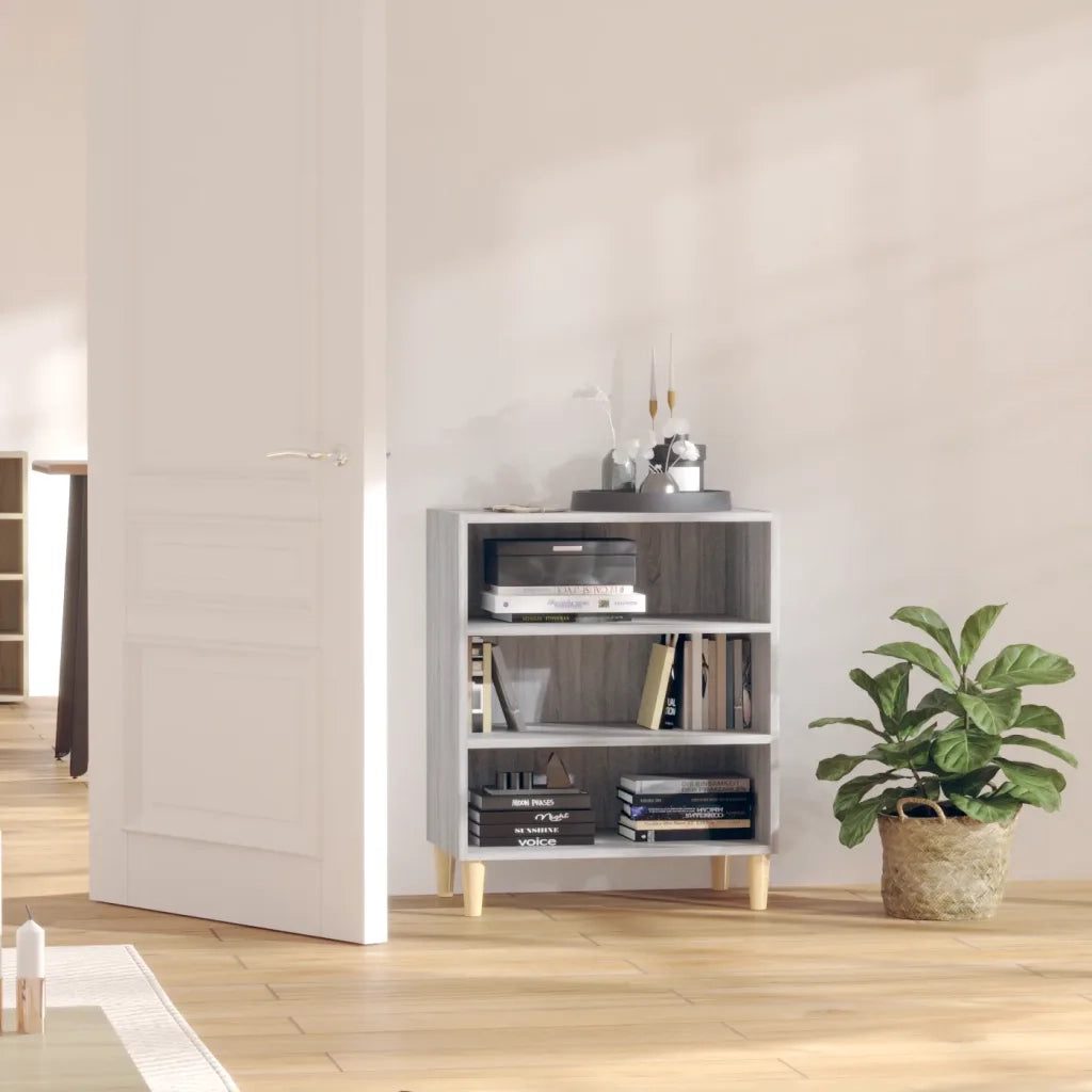 Credenza-Buffet-Armadio da cucina Grigio Sonoma 57x35x70 cm in Truciolato