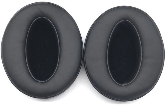 Orecchie di protezione nere per cuffie - Adatti per Sennheiser HD4.50BT/HD4.50BTNC/HD4.40BT/HD4.30/HD350/HD400S/HD458BT - 1 coppia di cuscinetti di ricambio