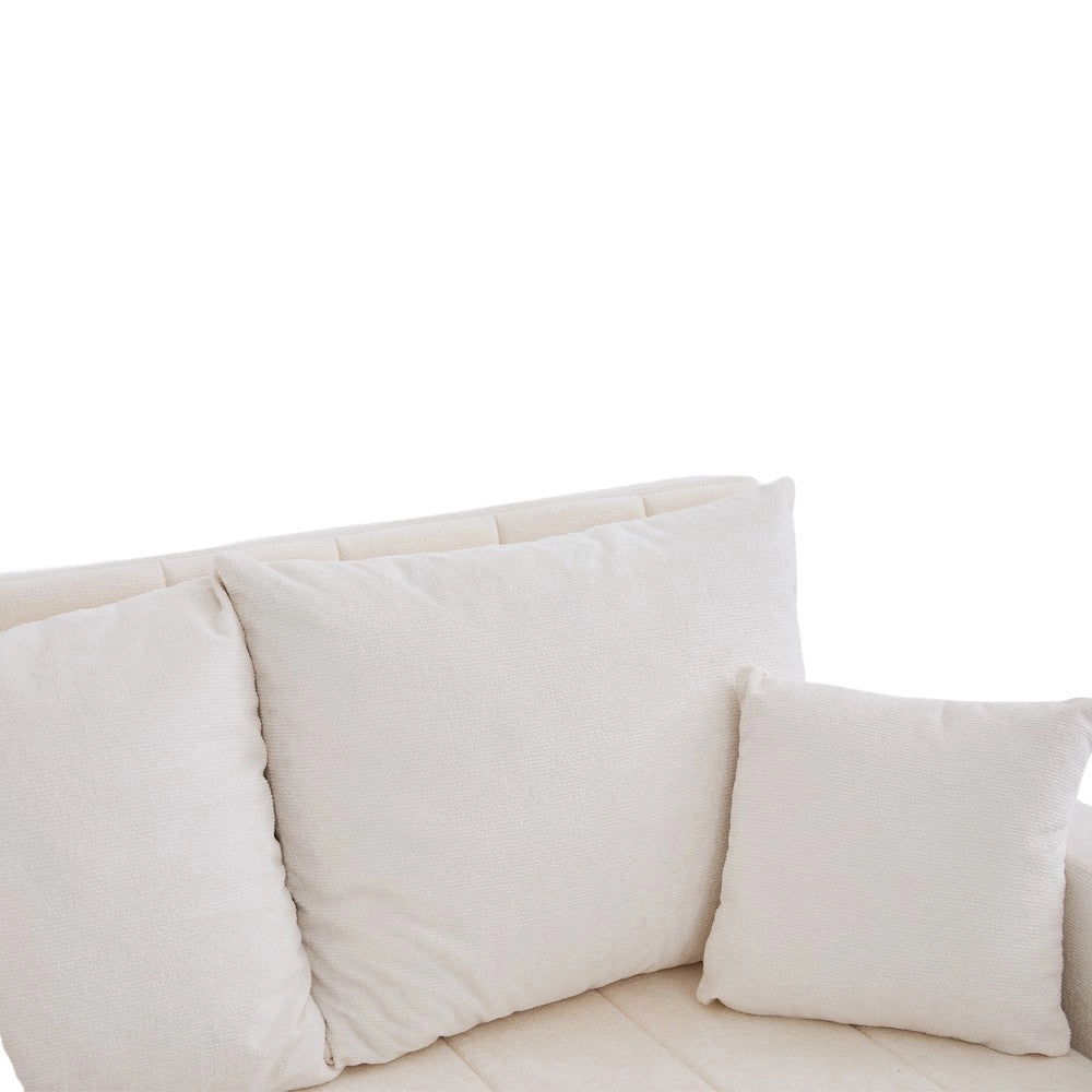 Divano Letto Multifunzione in Tessuto con Contenitore e USB ¨C Xylo ¨C Grigio