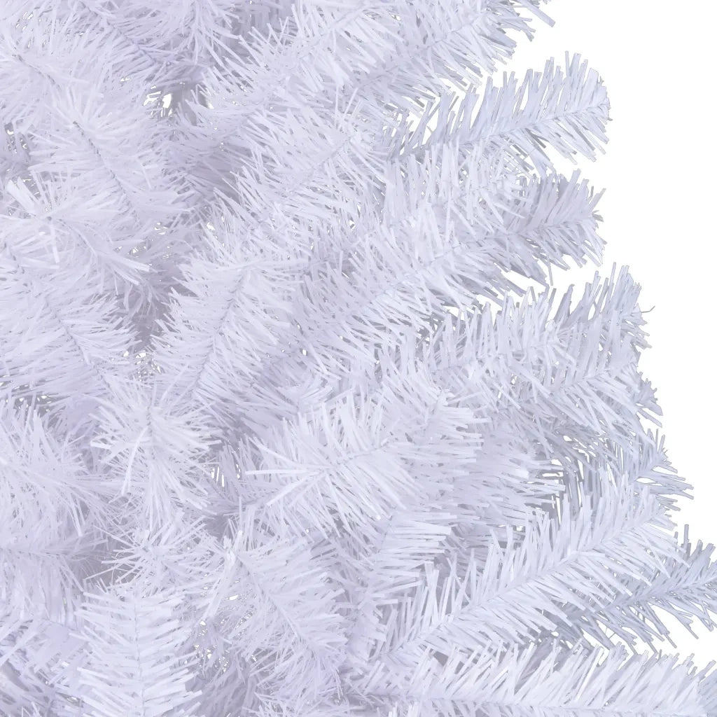 Albero di Natale Artificiale a MetÃ  Supporto Bianco 210 cm PVC cod mxl 16224