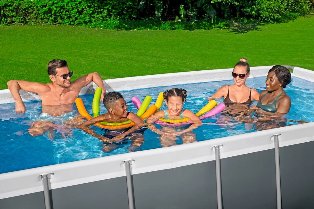 Set piscina fuori terra Steel Pro Max da 404x201x100 cm