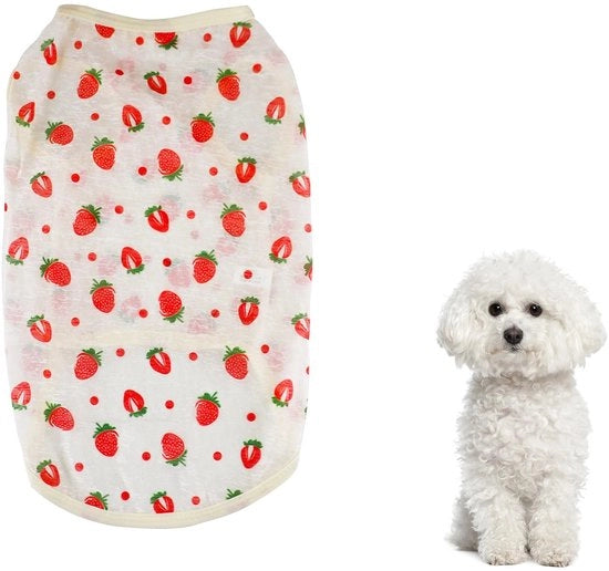 Camicia per animali domestici - Bloemenprint - Leggera - Adatta per foto