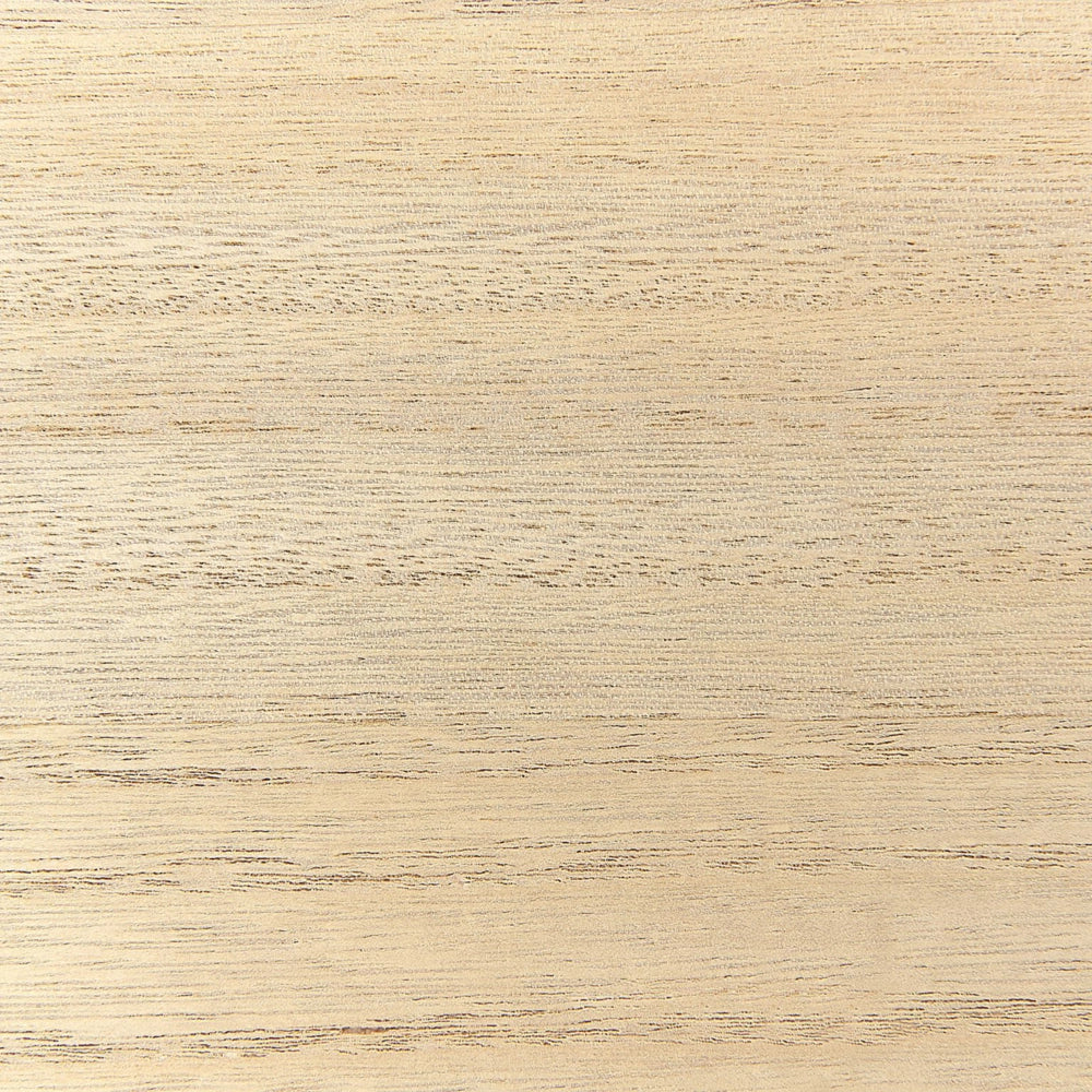 Comodino impiallacciato MDF Paulownia chiaro con cassetto frontale in rattan Comodino in stile Boho