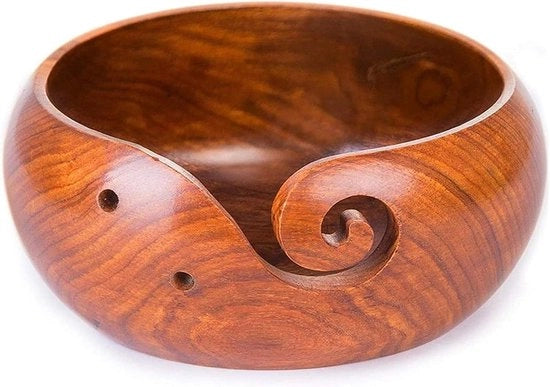 Accessori per filatura premium | Supporto in legno per filatura e uncinetto - Manuale - 20 cm - Marrone - 4 cm