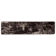Runner in Moquette | Runner Tappeto MARSA Nero 80 x 450 cm Poliestere e PVC