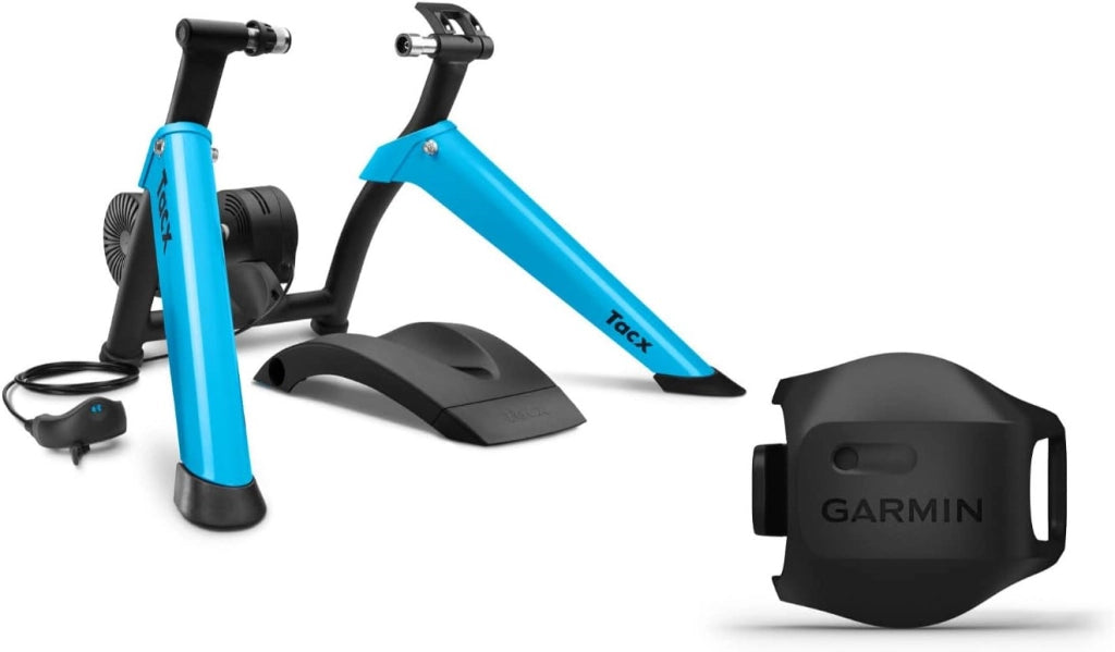Tacx Boost Bundle - Trainer indoor con sensore velocità bluetooth/ANT+