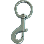 MOSCHETTONE REDINE OTTONE NICHELATO - + GIRELLO L.MM 121+11/4- 5 pezzi