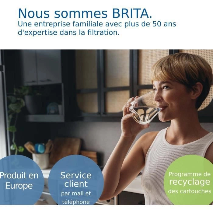 Brita Carafe Filter Marella Bleue XL (3.5L) Incluso 1 Cartuccia Maxtra Pro All-1