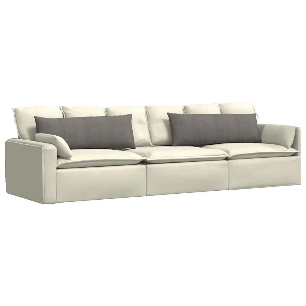 Cuscini da Divano 2 pz | Cuscini per sedie Grigio chiaro 120 x 40 cm