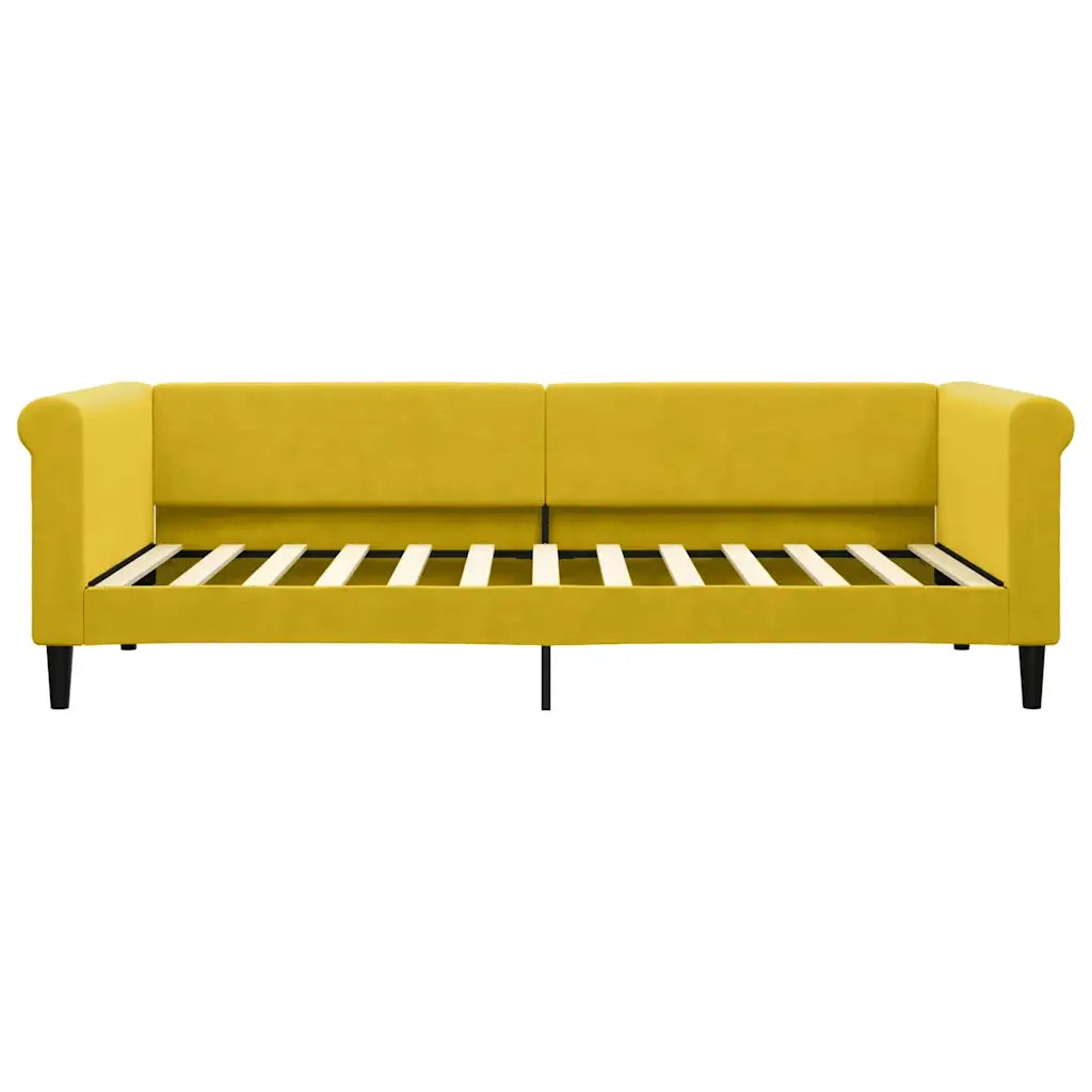 Letto da Giorno Giallo 90x200 cm in Velluto 354249