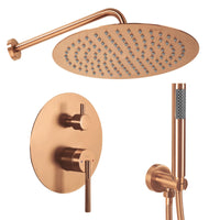 Set Doccia Da Incasso Rea Argon Brush Copper + Box