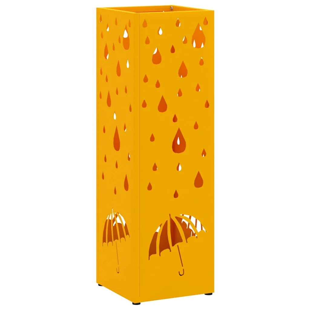 Supporto per Ombrellone Senape 15,5 x 15,5 x 49 cm Metallo CFW9087420