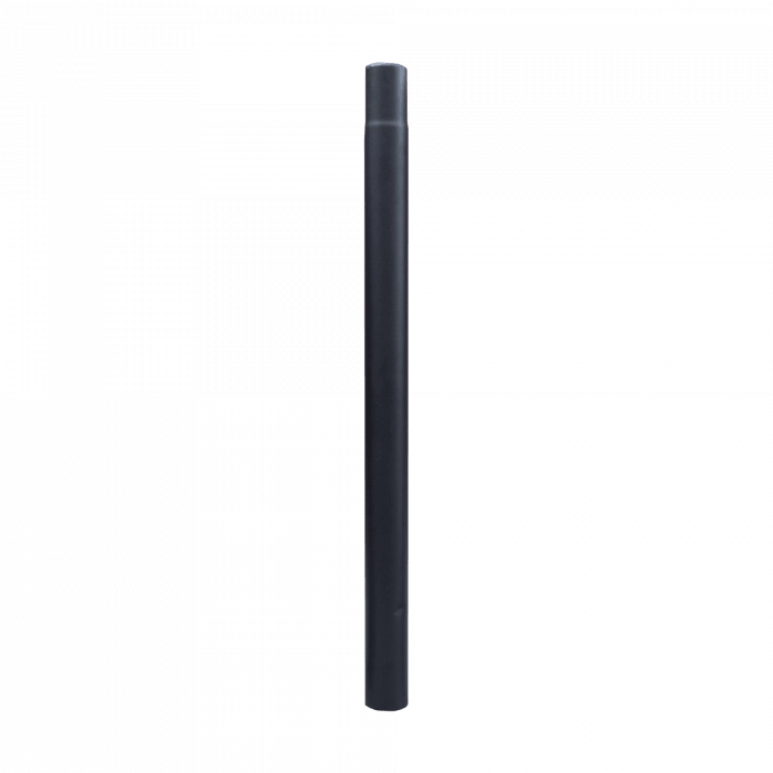 Prolunga palo illuminazione Ø73 1m acciaio zincato nero