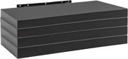 Mensola da Parete, Mensola da Muro, Mensola in Legno MDF, Set di 4, per Cucina, Bagno, Soggiorno, ECC RG9365hov-4
