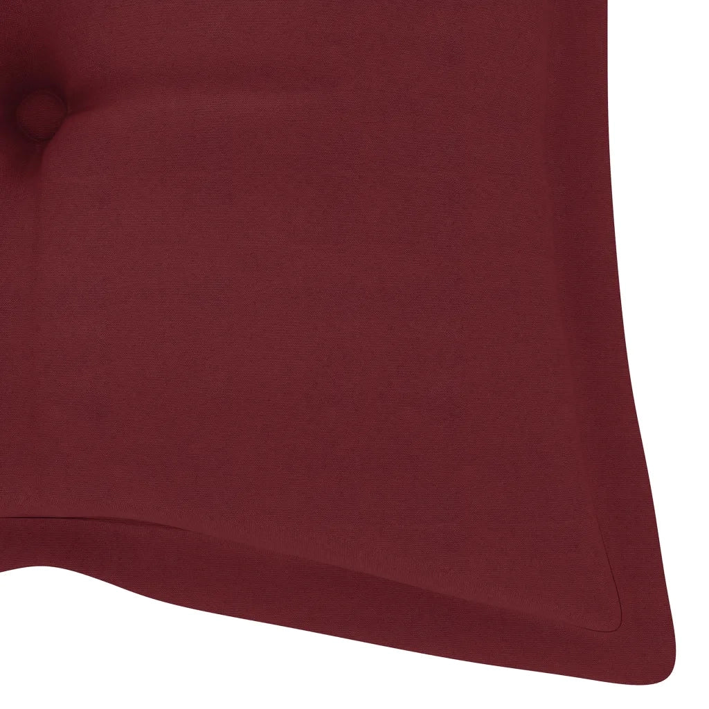 Panca da Giardino Pieghevole con Cuscino 118 cm in BambÃ¹ cod mxl 75646