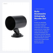 Sostegno per tubi - Adatto a 52mm manometro - Resistenze alle temperature elevate - Flessibilità e durata nel tempo - Installazione semplice con nastro adesivo a doppia faccia - Materiale schokbestendente