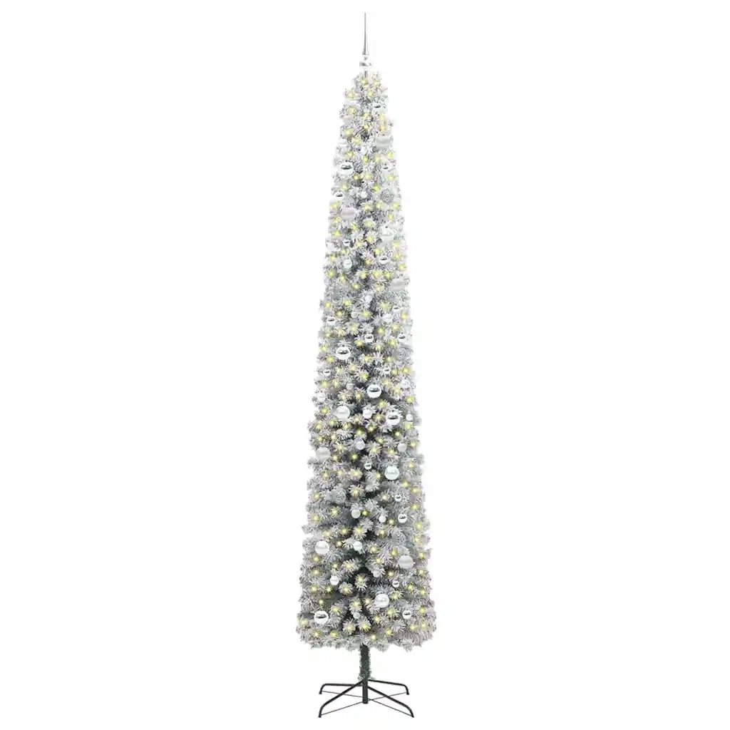 Albero di Natale artificiale con 300 LED Verde 270 cm 3395058