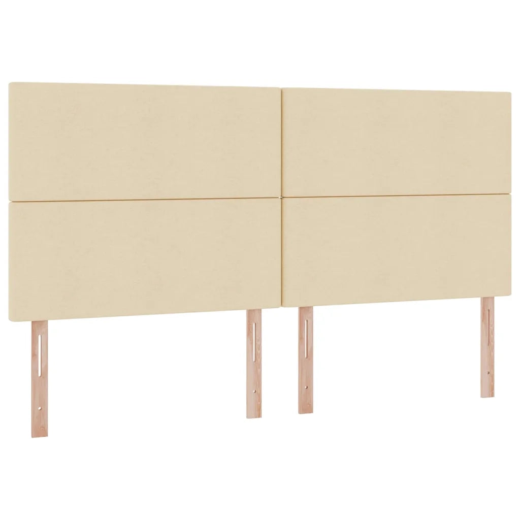 Letto con contenitore e materasso Crema 200 x 200 cm Poliestere