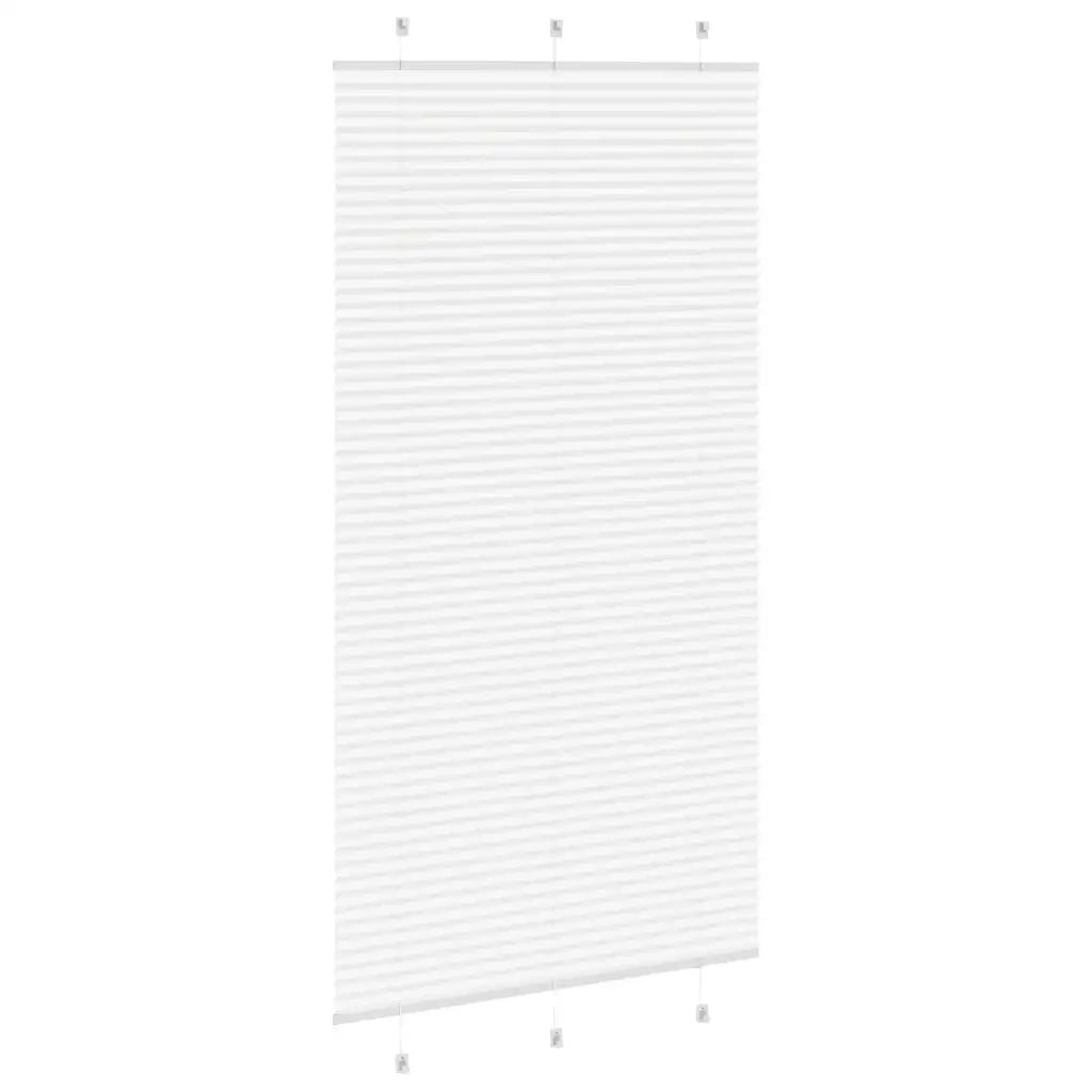 Tenda Plissettata Bianca 110x200 cm Larghezza Tessuto 109,4 cm 4015519