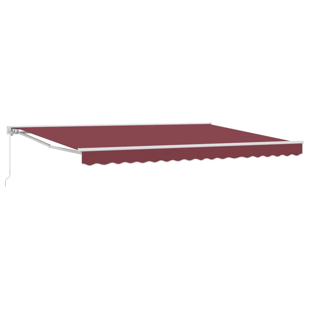 Tenda retrattile manuale Borgogna 4,5 × 3,5 m 3420311