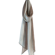 Sciarpa piccola, leggera e monostrato, ideale per la primavera e l'estate, con bordi arrotolati, nastro in chiffon lungo e sottile, sciarpa stretta in seta