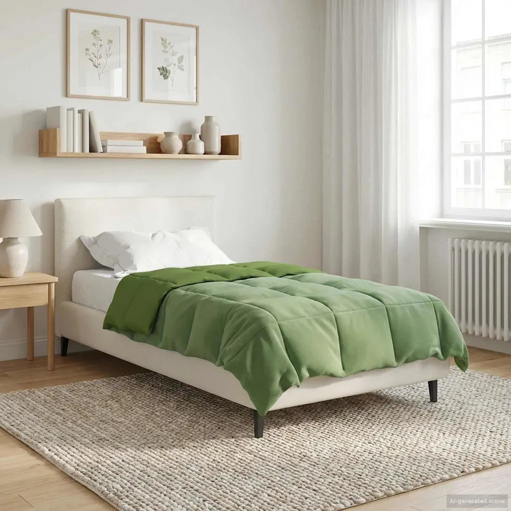 Duvet Invernale 155 x 200 cm Inverno Verde Traspirante 42026123