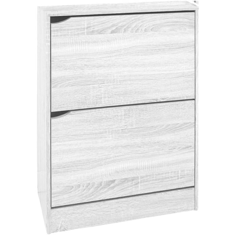 SCARPIERA LINEA HARMON A 2 ANTE E PANNELLO RETROSTANTE IN MDF DIMENSIONI 63X24X80 CM