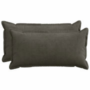 Federa 2 pz HOUTEN Antracite 40 x 80 cm corduroy 918184