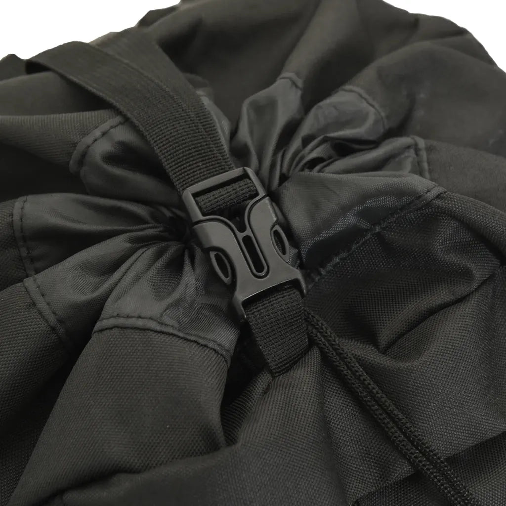 vidaXL Zaino da Trekking Nero 100 L in Tessuto Oxford
