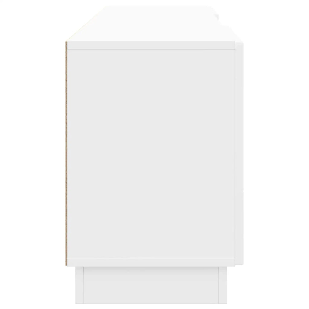 Mobile TV Bianco Lucido 150 x 31 x 47 cm Legno ingegnerizzato 895379