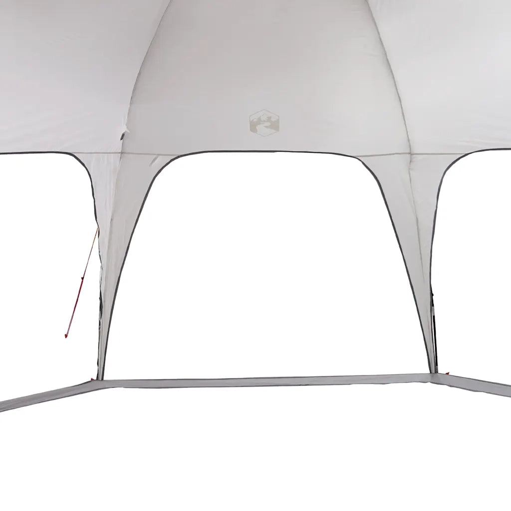 Tenda per Feste-Tenda da campeggio Grigia Impermeabile 572764