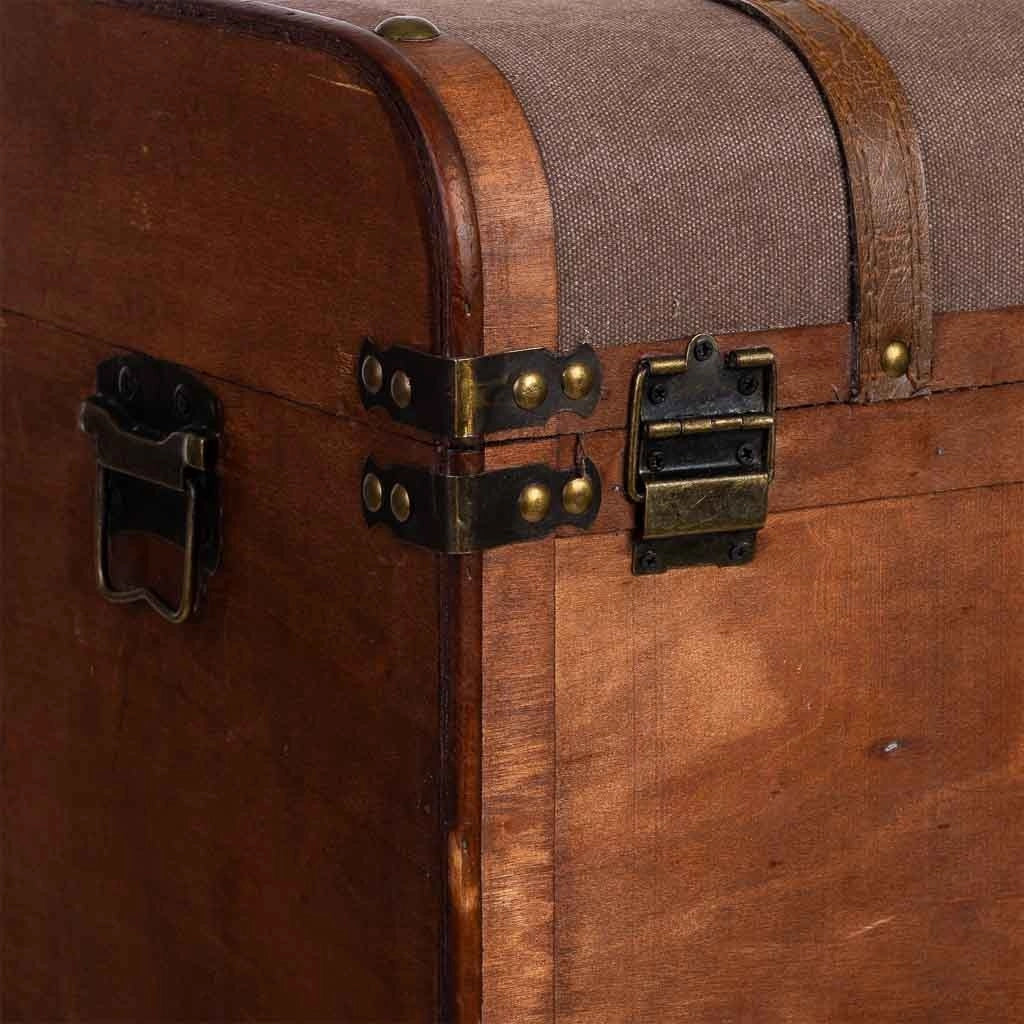 Baul porta bottiglie in legno 45x28x59h cm