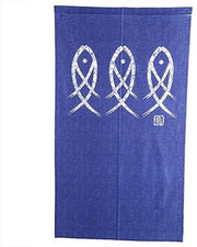 Tende per Porta Interna Blu/Bianco - Tende per Divano - Parete Divisoria - Repellente Insetticidi - 150 x 85 cm - Materiale di Alta Qualità - Tende per Porte
